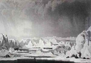 Travelling among hummocks of ice by Captain George Francis Lyon