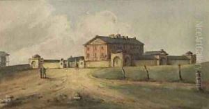 Hyde Park Barracks Sydney by Joseph Lycett