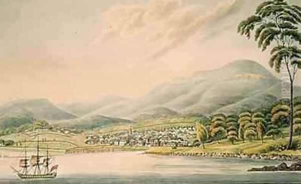 View of Hobart Town 1824 - view 1