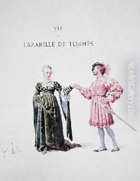 Lazarillo de Tormes with a Woman - view 1