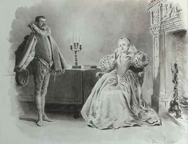 A father and daughter - view 1