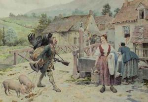 A poacher peddling his ill-gotten gains