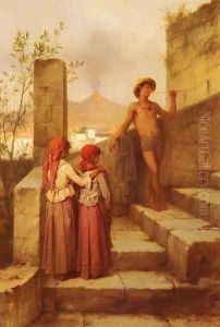 Au Tombeau De Virgile (At the Tomb of Virgil) by Louis Hector Leroux