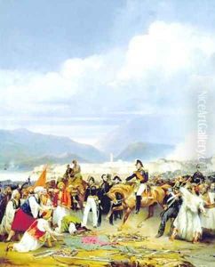The Capture of Morea Castle by Jean-Charles Langlois
