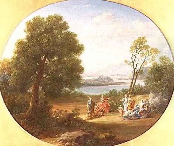 The Contest between Apollo and Marsyas - view 1