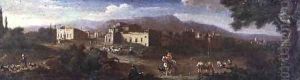 A Monastery in the Roman Campagna by Hendrik Frans van Lint (Studio Lo)