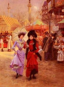 La Foire Du Trone, Place De La Nation A Paris (The Trone Fair, Place de la Nation at Paris)