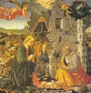 The Nativity by Master of the Louvre Nativity