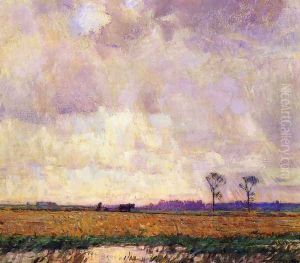 Plowing along the Canal by William Langson Lathrop