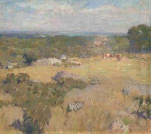 Autumn landscape by William Langson Lathrop