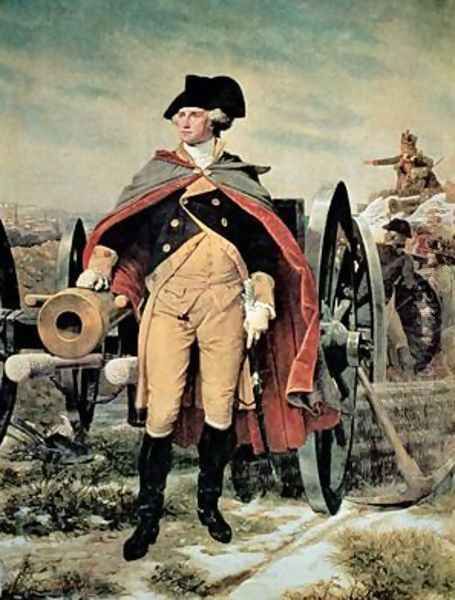 George Washington at Dorchester Heights Massachusetts - view 1