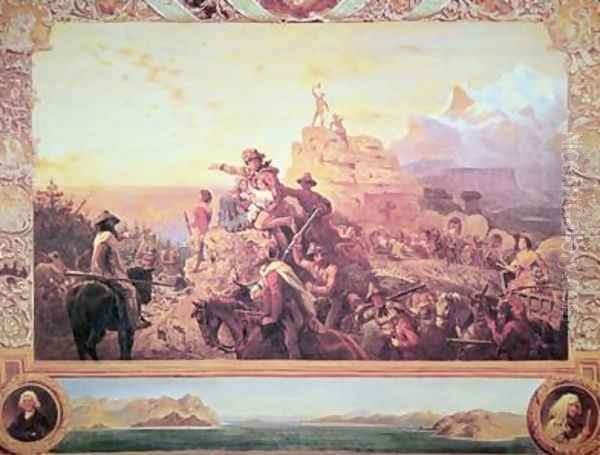 Westward the Course of Empire Takes its Way 1861 by Emanuel Gottlieb Leutze