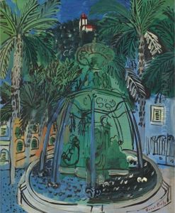La Fontaine A Hyeres by Raoul Dufy