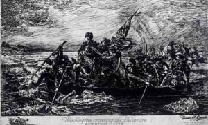 Washington Crossing the Delaware Christmas by Emanuel Gottlieb Leutze