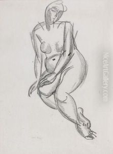 Nu Assis by Raoul Dufy