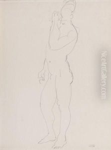 Nu, Etude Pour La Fee Electricite by Raoul Dufy