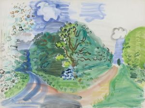 Carrefour En Foret by Raoul Dufy