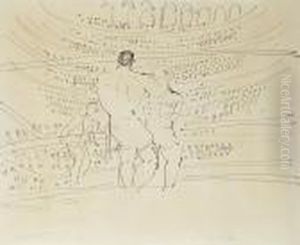 Dufy Boxeurs Aux Carnegie Hall by Raoul Dufy