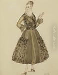 Robe De Paul Poiret With The Atelier by Raoul Dufy