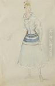 Dufy Robe De Paul Poiret With The Atelier by Raoul Dufy