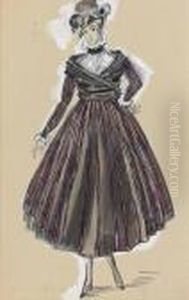 Dufy Modele De Robe Pour Paul Poiret by Raoul Dufy