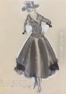 Dufy Modele De Robe Pour Paul Poiret by Raoul Dufy
