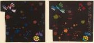 Oiseaux Sur Fond Noir by Raoul Dufy