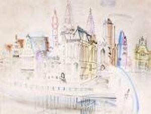 Gand, Le Quai Aux Herbes by Raoul Dufy