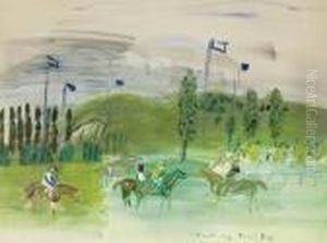Deauville Avant Le Depart by Raoul Dufy