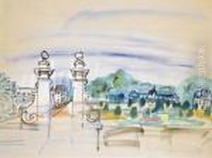 L'entree Du Chateau by Raoul Dufy