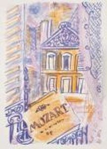 Mozart by Raoul Dufy