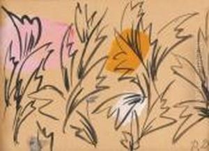Feuillages, Rose Et Ocre by Raoul Dufy