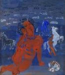 Amphitrite Et Chevaux Marins by Raoul Dufy