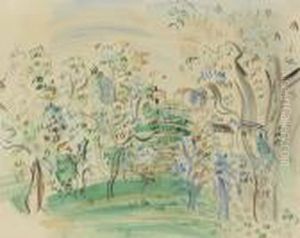 Paysage Dans Le Midi by Raoul Dufy