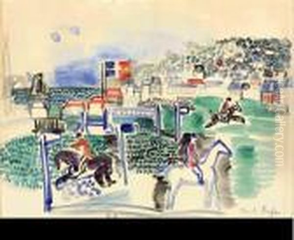 Le Concours Hippique A Deauville - view 1