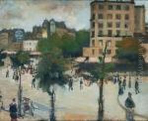 La Place De Clichy by Raoul Dufy