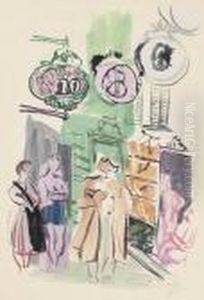 Rue Chaude A Marseille by Raoul Dufy