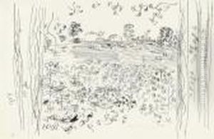 Campagne Normande (vaches Dans Un Pre) by Raoul Dufy
