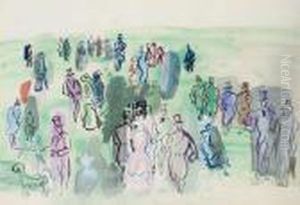 Sur La Pelouse by Raoul Dufy