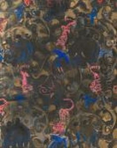 Elephants Et Pantheres Roses by Raoul Dufy