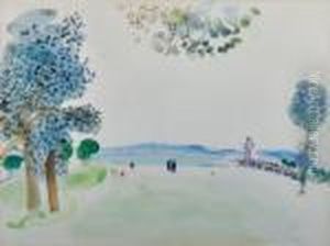 Personnages Dans Un Parc by Raoul Dufy
