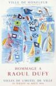 Hommage A Dufy by Raoul Dufy