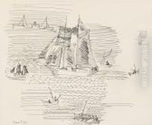 Bateaux A Voile by Raoul Dufy