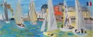 Le Bassin De Deauville by Raoul Dufy