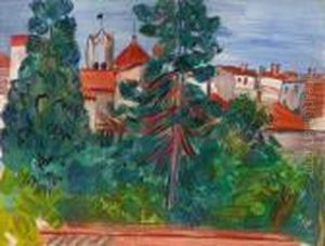 Le Village Deceret by Raoul Dufy