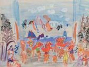 Regates Dans Le Midi by Raoul Dufy