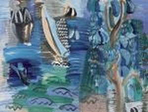 Voiliers Sur La Cote by Raoul Dufy