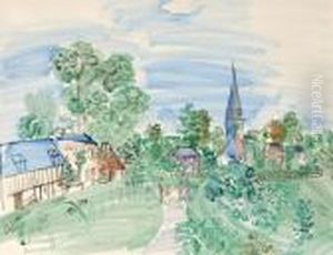 Eglise En Normandie by Raoul Dufy
