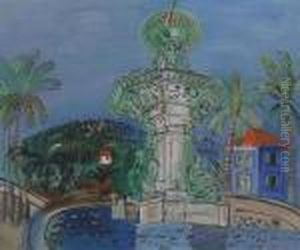 Dufy Hyeres, La Fontaine by Raoul Dufy