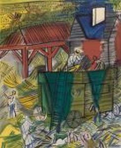 "am Bauernhof" by Raoul Dufy